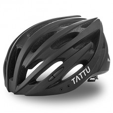 TATTU Ultralight Bike Helmet for Adult and Child with Detachable Visor  Airflow Cycling Helmet for Road Cyclist  Mountain Biker and Urban Commuter - Black S/M - B07BJ5DY56